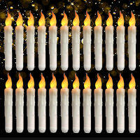 Flamelesss LED Taper Candles Flickering Flame Light Candles LED Taper Handheld Candlesticks for Church Party Halloween Decor