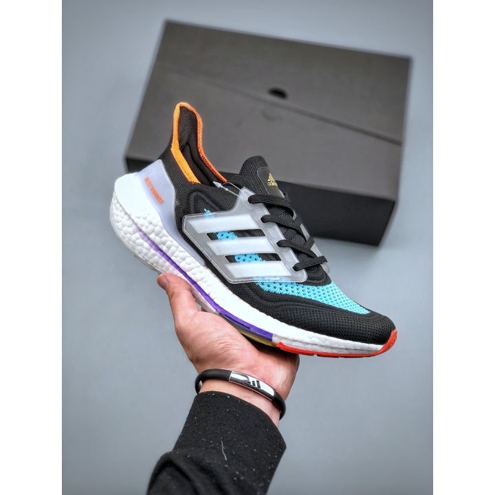 Ready stock * Ultraboost 21  popcorn soft sole sneakers casual shoes  jogging shoes 8VMO 