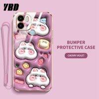 YBD ใหม่เคสเคสสำหรับ3Dวิสัยทัศน์ Xiaomi A1+ A2+ POCO C50 C51 การ์ตูนน่ารักคู่เคสนิ่มกรณีโทรศัพท์รูปแบบการ์ตูน