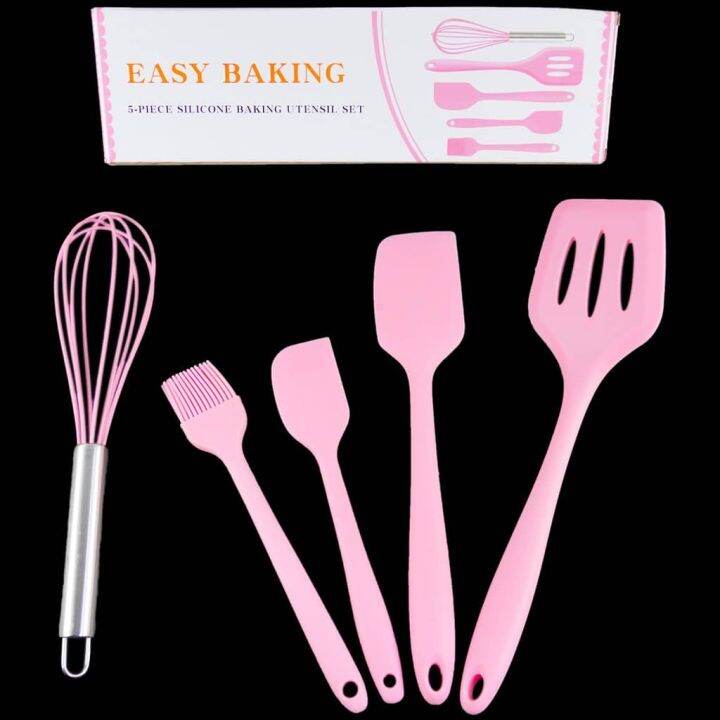 5pcs Silicone Baking Tool Set Nonstick Cookware Kitchen Tools