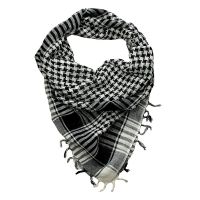 Unisex Scarf Cotton Lightweight Plaid Tassel Arab Desert Shemagh