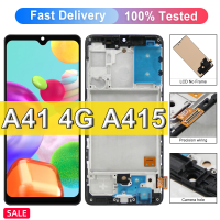 100% ต้นฉบับ/TFT A41จอ LCD สำหรับ Samsung Galaxy SM-A415F A415สัมผัสหน้าจอ LCD หน้าจอดิจิตอลอะไหล่ทดแทนประกอบ