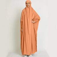 Muslim Full Lenth JILBA One Piece Eid Ramadan Caftan Marocain Dubai Abaya Khimar Niqab Abayas For Women Kaftan Robe