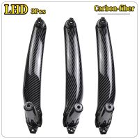 Car Carbon Fiber Armrest Car left Right Interior Door Handle Inner Panel Pull Trim Cover For BMW E70 E71 X5 X6 2007-2013