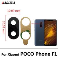 5ชิ้นเลนส์กระจกกล้องหลังของแท้ที่ครอบสำหรับ Xiaomi Poco F3 5G X3 GT NFC M3 X2 F2 F1 X4 M4 Pro F4 4G พร้อมกาว