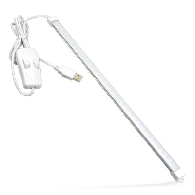 35cm Portable 5V USB Cable Power LED Strips aluminum Bar Rigid Strip Tape for Cupboard Wardrobe Closet Kitchen Desk light