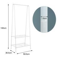 Floor-standing coathat and shoe rack Wardrobe Closet Clothes Hanger Mutifunctional Storage Holder Shelves Organizer Floor Shelf