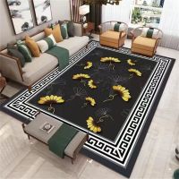 Retro Flower Bird Landscape Chinese Living Room Rug Non-Slip Large Carpet Home Decor Bedroom Bedside Bathroom Floor Mat Alfombra