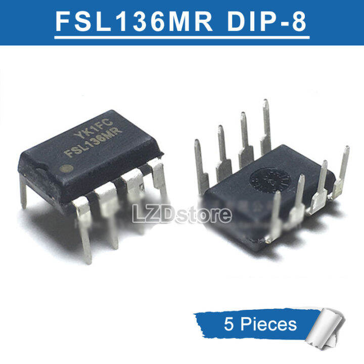 5ชิ้นFSL136MR DIP-8 FSL136 FSL136MRS DIP8การจัดการพลังงานICใหม่เดิม ...