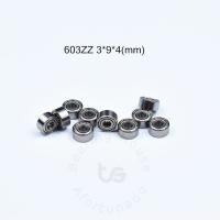 แบริ่งจัดส่งตลับลูกปืน603ZZ-4 603zz เหล็ก3*9*4 (มม.) แบริ่งปิดผนึก603โลหะ ABEC-5ขนาดเล็กฟรีโครเมี่ยมวงจรไฟฟ้าและชิ้นส่วน