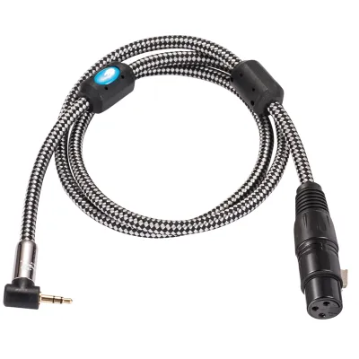 Audiophile Condenser Microphone Cable Angle Mini Jack 3.5mm Male to XLR 3 Pin Female for PC Mobile Sound Mixer Cable 1M 2M 3M 5M