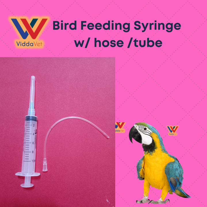 for small animal assist feeding Pet Bird Feeding Syringe plus Hose or