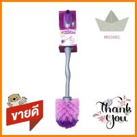 แปรงไนลอนล้างสุขภัณฑ์ BE WISH ZIGZAG สีม่วงNYLON TOILET CLEANING BRUSH BE WISH ZIGZAG PURPLE **พลาดไม่ได้แล้วจ้ะแม่**