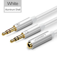 UGREEN 10790 Aux 3.5mm Audio Stereo Y Splitter Cable | สายแยกไมค์ แยกเสียงขนาด 3.5 มม