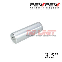 ท่อเก็บเสียง PEW PEW สำหรับปืนสั้น มีให้เลือก  3.5",  4",  5" สี ดำ และ เงินโครม ทำจากอลูมิเนียม ด้านในมีท่อประคอง