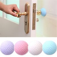 Silicone Self Adhesive Wall Protectors Adhesive Rubber Door Buffer Wall Protectors Door Handle Bumpers for Door Stopper Doorstop Decorative Door Stops