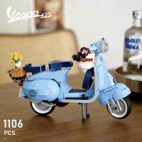 》 “{โรมันฮอลิเดย์ Vespa 125 Moc 10298รถมอเตอร์ไซค์ชื่อดังเมืองโมโตอาคารประกอบบล็อคอิฐของเล่นโมเดลไฮเทคสำหรับเด็ก