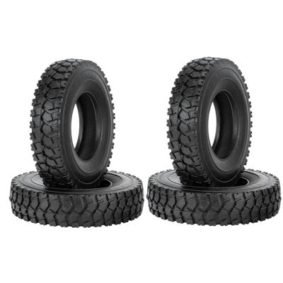 4Pcs 19mm Rubber Tires for 1/14 Tamiya RC Semi Tractor Truck Tipper MAN King Hauler ACTROS SCANIA Upgrade Parts