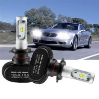 2Pc H7 80W 8000LM COB ไฟหน้ารถมอเตอร์ไซค์แบบ LED หลอดไฟสำหรับ Mercedes-Benz B200 C230 C240 C250 C300