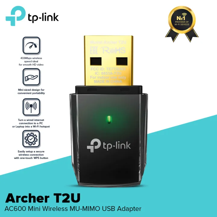 TP-Link WiFi Receiver | Archer T2U | Wireless Dual Band USB Adapter ...