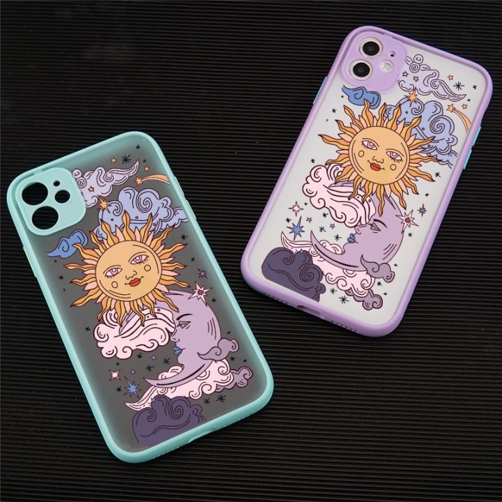 cold-noodles-jamular-ตลก-sun-moon-face-เคสโทรศัพท์กันกระแทกสำหรับ-iphone-13-12-11-pro-7-xs-max-x-xr-se20-8-plus-tpu-matte-candy-ฝาหลัง