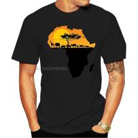 Cool Africa Style T Shirt Men Originality Popular Shirt Brand Good Quality Tee Africa Map Lion Tops Harajuku Streetwear 4XL 5XL 6XL