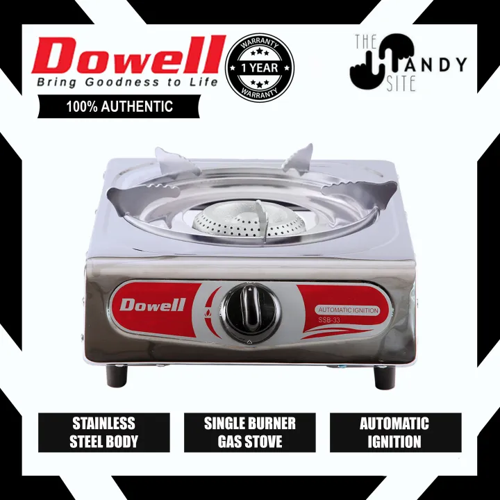 Dowell Single Burner Gas Stove SSB33 Lazada PH