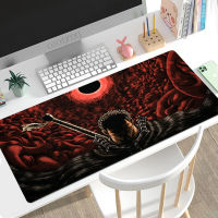 Berserk Mouse Pad Gamer XL Computer Custom HD Home Mousepad XXL Mouse Mat Natural Rubber Non-Slip Carpet Table Mat Mouse Mat-Deuiw แผ่นรองเมาส์ Berserk