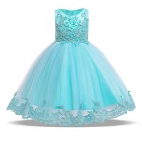 【CW】 3-10 Years Dresses Applique Birthday Wedding Bridesmaid Evening Gown Vestidos