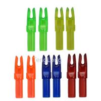 50Pcs Arrow Nocks สำหรับ Carbon Arrow Shaft ID 6.2Mm 0.246 "Plastic Nock Multi-Color Optional Selection, อุปกรณ์กีฬากลางแจ้ง