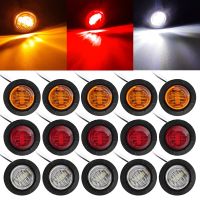 10PCS 10-30V LED Side Marker Light Auto Trucks Lorry Trailer Bus Tail Brake Lights Car Warning Lamp Turn Signal Warning Lighting