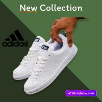 Adidas ORIGINAL NEO ADVANTAGE SNAEKERS รองเท้าผ้าใบลําลอง สําหรับผู้ชาย ผู้หญิง สีขาว