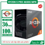 CPU AMD Ryzen 5 PRO 4650G MPK  Upto 4.2GHz 11MB 6 Cores, 12 Threads 65W