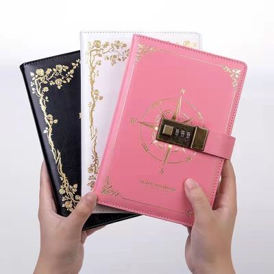 200pages Cipher Book Password with Lock Diary Notebook Boy Simple Literature and Notebook Creative Notepad School