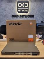 TENDA TEG5328P-24-410W  Switch Gigabit 24 Port PoE Managed L3 (รับประกันศูนย์ 5 ปี)