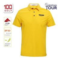 2023 NEW Style EuropeanTour Golf Clothing Mens Short-Sleeved T-shirt Summer Breathable Lapels Polo Shirt Men，Can be customization