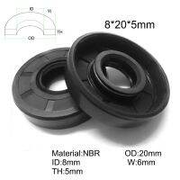 【hot】♕⊙  Shaft TC-8x20x5 Rubber Covered With Garter Spring/Size:8mmx20mmx5mm/20pcs