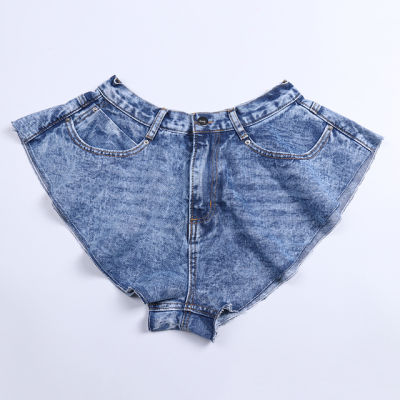 TWOTWINSTYLE Casual Denim Short For Women High Waist Patchwork Tassel Sexy Shorts Female Summer Fashionable New Clothing Style