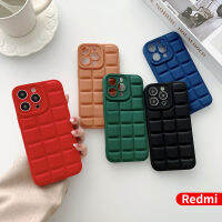 เคสแฟชั่นสี่เหลี่ยมสำหรับ Redmi 12 4G 12C 2023เคสป้องกันมือถือปลอกซิลิโคนสำหรับ Redmi12 Remi12C 1 2