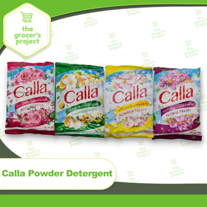 Grocer'sProject [GP] CALLA DETERGENT POWDER 45g x 6's Lazada PH