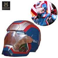 Hammer Studio-Casco Eléctrico Iron Man Mk5, Máquina De Guerra, 1:1,ใช้งานได้,ออโตเมติก,Abierto Y Cerrado, Juguete De Cosplay, Regalo De Navidad, Nuevo,สินค้าภาษาอังกฤษ