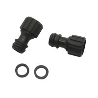 Water pump connector 18mm Female Thread Nipple Quick connector Irrigation Plumbing Aquarium Hose Coupling 2 Pcs Watering Systems Garden Hoses