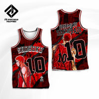 SHOHOKU SAKURAGI RUKAWA MITSUI AKAGI MIYAGI CONCEPT FULL SUBLIMATED JERSEY