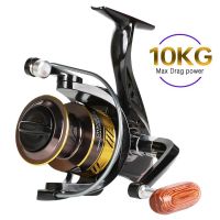 ZZOOI Spinning Reel 13BB 5.2:1 Gear Ratio CNC Spool Max Drag 10KG Fishing Reel with Left Right Hand Interchangeable for Bass