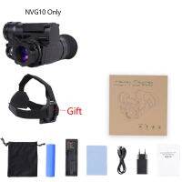 หมวกกันน็อค Nvg10แว่นสายตากลางคืน1920X1080P มองเห็นกลางคืนล่าสัตว์สีเขียว Ip66หัว Wifi วิธีการมองกล้องตาเดียว