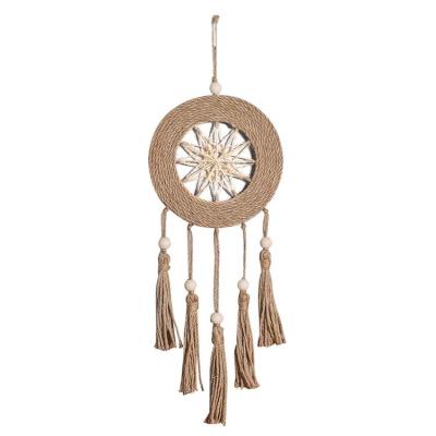 Macrame Dreamcatcher Round Woven Handmade Tassel Bohemian Dreamcatcher Macrame Wall Hanging Boho Decor For Home Wedding Decoration Living Room Bedroom Craft Christmas intelligent