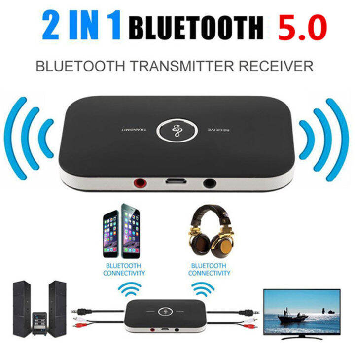 Bluetooth 5.0 Audio Transmitter Receiver 2 IN 1 Wireless Bluetooth