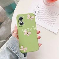 เคสใส่โทรศัพท์สินค้าในสต็อกสำหรับ OPPO A78 A58 A38 A98 4G Reno10 Pro + Reno 10 Pro 5G เคสโทรศัพท์สีลูกกวาดใหม่พร้อมปิดคลุมป้องกันการกระแทกเคสนิ่มซิลิโคนธรรมดาผีเสื้อระยิบระยับ