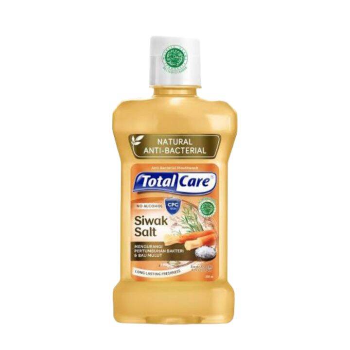 TOTAL CARE Mouthwash Siwak Salt Obat Kumur [250mL] Lazada Indonesia