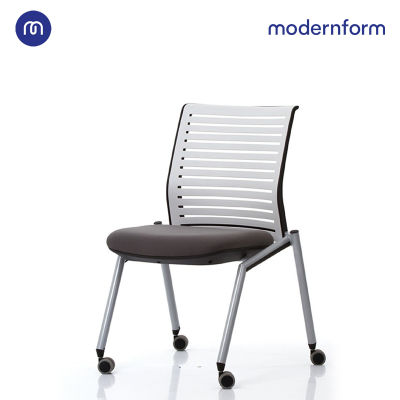 Modernform เก้าอี้อเนกประสงค์ เก้าอี้ประชุม  เก้าอี้สัมมนา รุ่น Tec  (03) พนักพิงกลาง  สีเทา